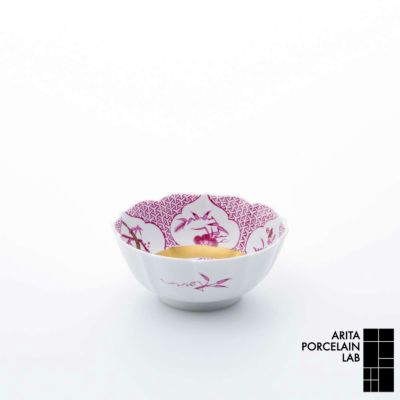 JAPAN AUTUMN 和皿 19cm 木甲桐紋 ワインレッド | ARITA PORCELAIN LAB