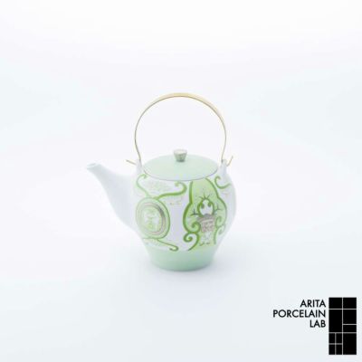 GALLERY ティーポット ブルー 唐草 化粧箱入 | ARITA PORCELAIN LAB