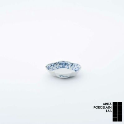 岡晋吾 楕円豆鉢 菊唐草 | ARITA PORCELAIN LAB