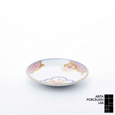 新弥左ヱ門 取皿 ゴールド 巻物四君子 | ARITA PORCELAIN LAB