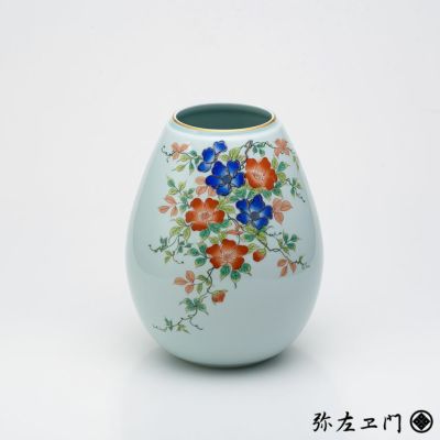 弥左ヱ門窯 8寸杵型花瓶 山水 木箱入 | ARITA PORCELAIN LAB