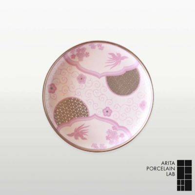 JAPAN EARTH 和皿 19cm 更紗 ゴールド | ARITA PORCELAIN LAB