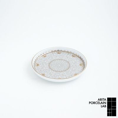 JAPAN EARTH 和皿 19cm 更紗 ゴールド | ARITA PORCELAIN LAB