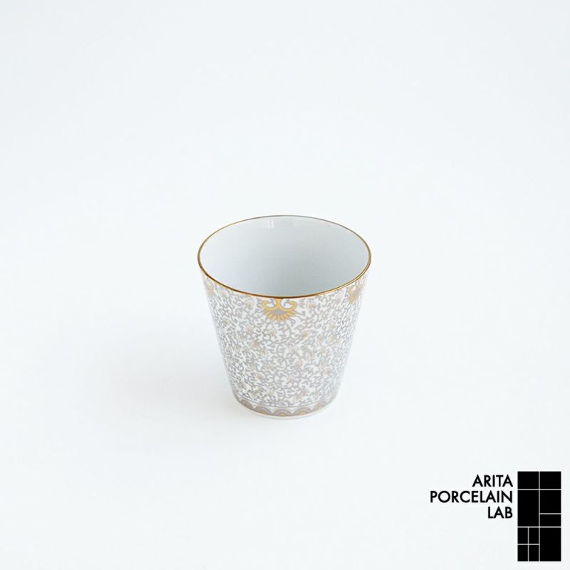 JAPAN EARTH ロックカップ 更紗 ゴールド | ARITA PORCELAIN LAB